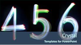  Presentation with light blue dna black - Audience pleasing PPT theme consisting of educaton - created by light digits backdrop and a ocean colored foreground