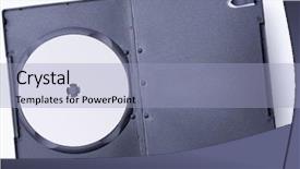  Presentation with black people boxing - Presentation theme enhanced with edutainment - black box with writable dvd background and a light blue colored foreground