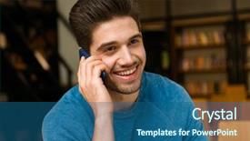  Presentation with library - Beautiful PPT theme featuring edutainment - image of a young student backdrop and a ocean colored foreground