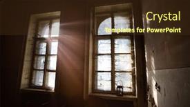  Presentation with candles - Cool new PPT theme with eerie-light-of-candles backdrop and a wine colored foreground