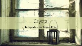  Presentation with horror - Slide deck enhanced with eerie-light-of-candles background and a soft green colored foreground