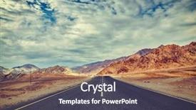  Presentation with effect - Presentation theme consisting of effect filtered hipster style travel background and a tawny brown colored foreground