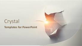  Presentation with torn-paper - Audience pleasing PPT layouts consisting of effect-of-torn-paper-hole backdrop and a lemonade colored foreground