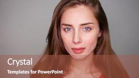  Presentation with flash - Presentation theme with effect round led circle lamp background and a red colored foreground