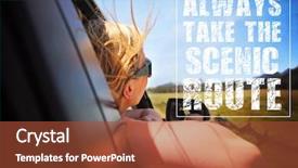  Presentation with vintage retro - Beautiful slide set featuring effect with the text always backdrop and a red colored foreground