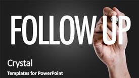  Presentation with writing - Colorful PPT theme enhanced with effective listening - hand writing the text follow backdrop and a dark gray colored foreground