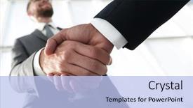  Presentation with negotiation - Amazing slides having effective negotiation with client business backdrop and a  colored foreground