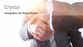  Presentation with negotiation - Presentation design consisting of effective-negotiation-with-client-business background and a cream colored foreground