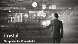  Presentation with achieving goals - Colorful presentation design enhanced with effective planning for achieving goals backdrop and a dark gray colored foreground