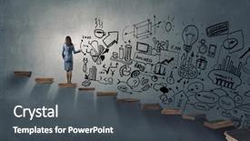  Presentation with achieving goals - Audience pleasing PPT theme consisting of effective planning for achieving goals backdrop and a dark gray colored foreground