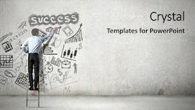  Presentation with achieving goals - Colorful PPT layouts enhanced with effective planning for achieving goals backdrop and a  colored foreground