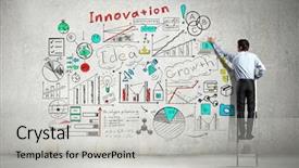  Presentation with achieving goals - Slide deck with effective planning for achieving goals background and a light gray colored foreground