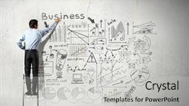  Presentation with achieving goals - PPT theme featuring effective planning for achieving goals background and a  colored foreground