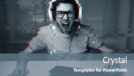  Presentation with angry people - PPT layouts having effects social networking - technology gaming entertainment and people background and a ocean colored foreground