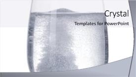  Presentation with water glass - Beautiful presentation theme featuring effervescent - glass with efervescent tablet backdrop and a lemonade colored foreground