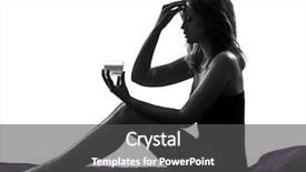  Presentation with doctor helps to get out of bed an elderly woman - Audience pleasing presentation theme consisting of effervescent - one woman headache sitting backdrop and a  colored foreground