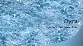  Presentation with effervescent - Cool new presentation theme with effervescent - soap bubbles background backdrop and a light blue colored foreground