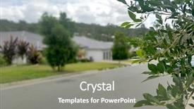  Presentation with australian - Beautiful slide deck featuring efficient city - soft focus background of australian backdrop and a gray colored foreground