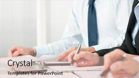  Presentation with close up shot - Colorful theme enhanced with efficient workers - close up shot of people backdrop and a soft green colored foreground