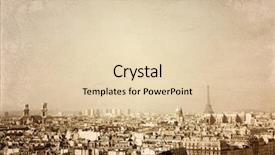  Presentation with old fashioned - Amazing slide deck having effiel - old-fashioned paris france backdrop and a lemonade colored foreground