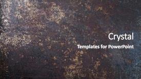  Presentation with sheet metal - Amazing slide deck having efflorescence - old metal sheet as background backdrop and a dark gray colored foreground