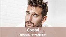  Presentation with grey black white brick - Cool new theme with effortless - headshot portrait of handsome casual backdrop and a  colored foreground