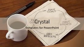  Presentation with goals - Colorful PPT theme enhanced with usb - close up of car radio backdrop and a gray colored foreground