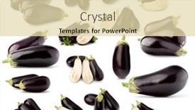  Presentation with eggplant - Theme enhanced with eggplant-isolated-on-white-background background and a lemonade colored foreground