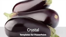  Presentation with eggplant - Cool new PPT layouts with eggplant or aubergine vegetable isolated on white background cutout backdrop and a wine colored foreground