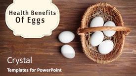  Presentation with wicker - PPT theme having eggs-and-wicker-basket background and a  colored foreground