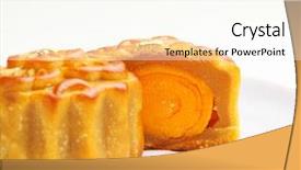  Presentation with traditional chinese funeral - Audience pleasing presentation theme consisting of eggs fall - chinese traditional moon cake backdrop and a  colored foreground