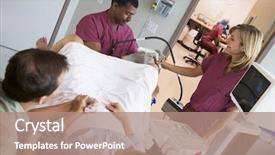  Presentation with ovary - Slides consisting of eggs from ovary using vaginal background and a coral colored foreground