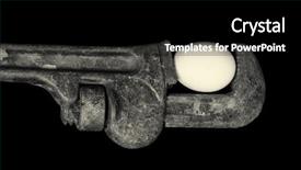  Presentation with artistic artist art brush - Beautiful PPT layouts featuring eggs industry - very nice artistic image backdrop and a black colored foreground