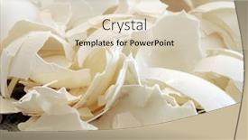  Presentation with eggshell - Theme featuring eggshell-abstract-macro-image background and a soft green colored foreground