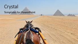  Presentation with tour - Cool new theme with giza pyramids - cairo egypt backdrop and a light blue colored foreground