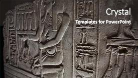  Presentation with mortuary - Audience pleasing slide set consisting of 2016 hieroglyphic carvings and paintings backdrop and a dark gray colored foreground