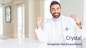  Presentation with iv therapy medical intravenous iv - Theme consisting of ego psychology - handsome hispanic doctor or therapist background and a sky blue colored foreground