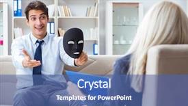  Presentation with psychiatrist - Presentation featuring ego psychology - young man visiting psychiatrist doctor background and a ocean colored foreground