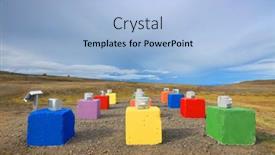  Presentation with abstract art - 