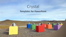  Presentation with abstract art - 