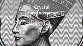  Presentation with queen - Amazing PPT theme having egypt-circa-1998-queen-nefertiti backdrop and a  colored foreground