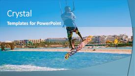  Presentation with waves red - 