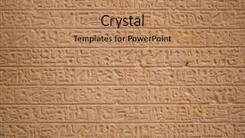  Presentation with egyptian - Amazing theme having hieroglyphics - egyptian hieroglyphs on the wall backdrop and a coral colored foreground