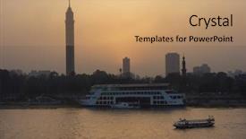  Presentation with cairo - Cool new presentation with egyptian restaurant - sunset in cairo egypt backdrop and a coral colored foreground