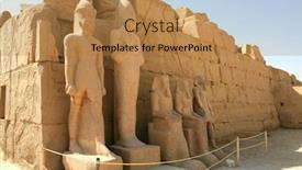  Presentation with kings - Presentation theme consisting of clusters of dates hanging background and a gray colored foreground.