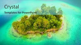  Presentation with pure water - Presentation enhanced with eibsee lake with pure water background and a arctic colored foreground