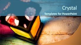  Presentation with ramadan - Colorful slide set enhanced with eid al fitr - muslim holy month ramadan kareem backdrop and a ocean colored foreground