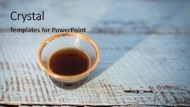  Presentation with arabian nights - Amazing PPT theme having eid al fitr - traditional arabian coffee backdrop and a light blue colored foreground