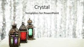  Presentation with silver christmas - Cool new slide deck with eid and christmas theme background backdrop and a sky blue colored foreground