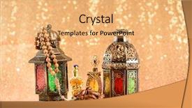  Presentation with eid - Slide deck with eid and ramadan theme background background and a yellow colored foreground